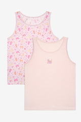 Girl Cute Meow 2-Pack Multicolored Undershirt