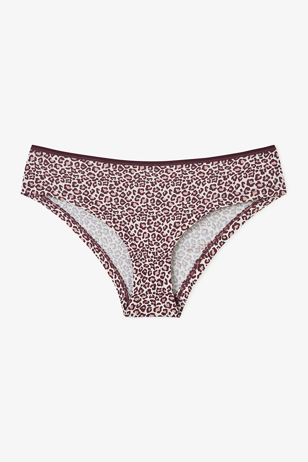 Leopard and Floral Print Low Waist 5-Pack Hipster Panties