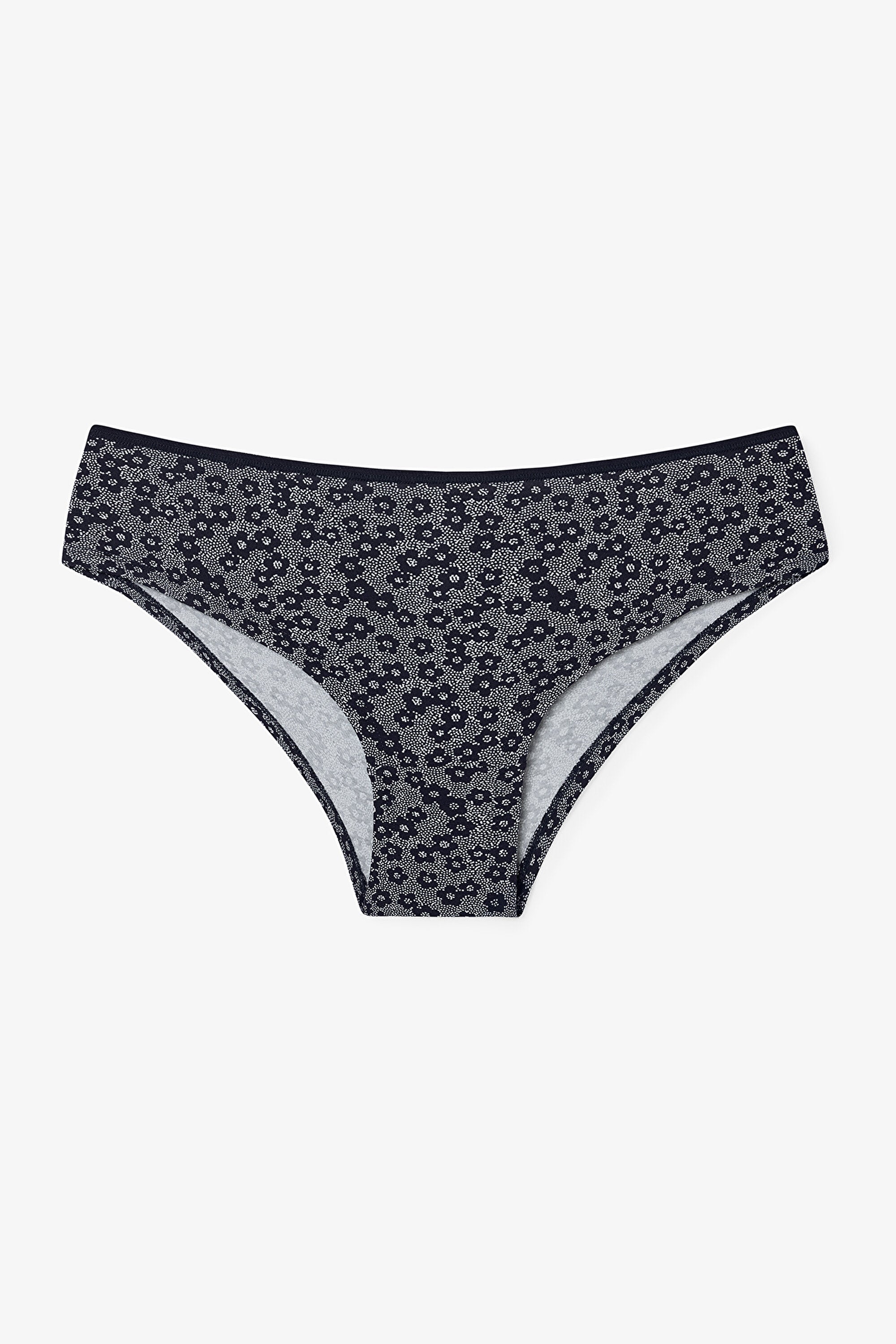 Daisy Girl Floral Pattern Low Waist 3-Pack Hipster Panties