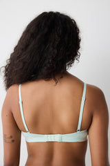 Viva Push Up Cotton Mint Green Cotton Bra