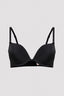 Lol Up Push Up Underwire Black Bra