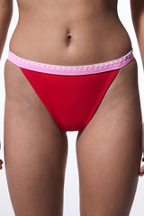 Red Marbella Super Low Waist Bikini Bottom