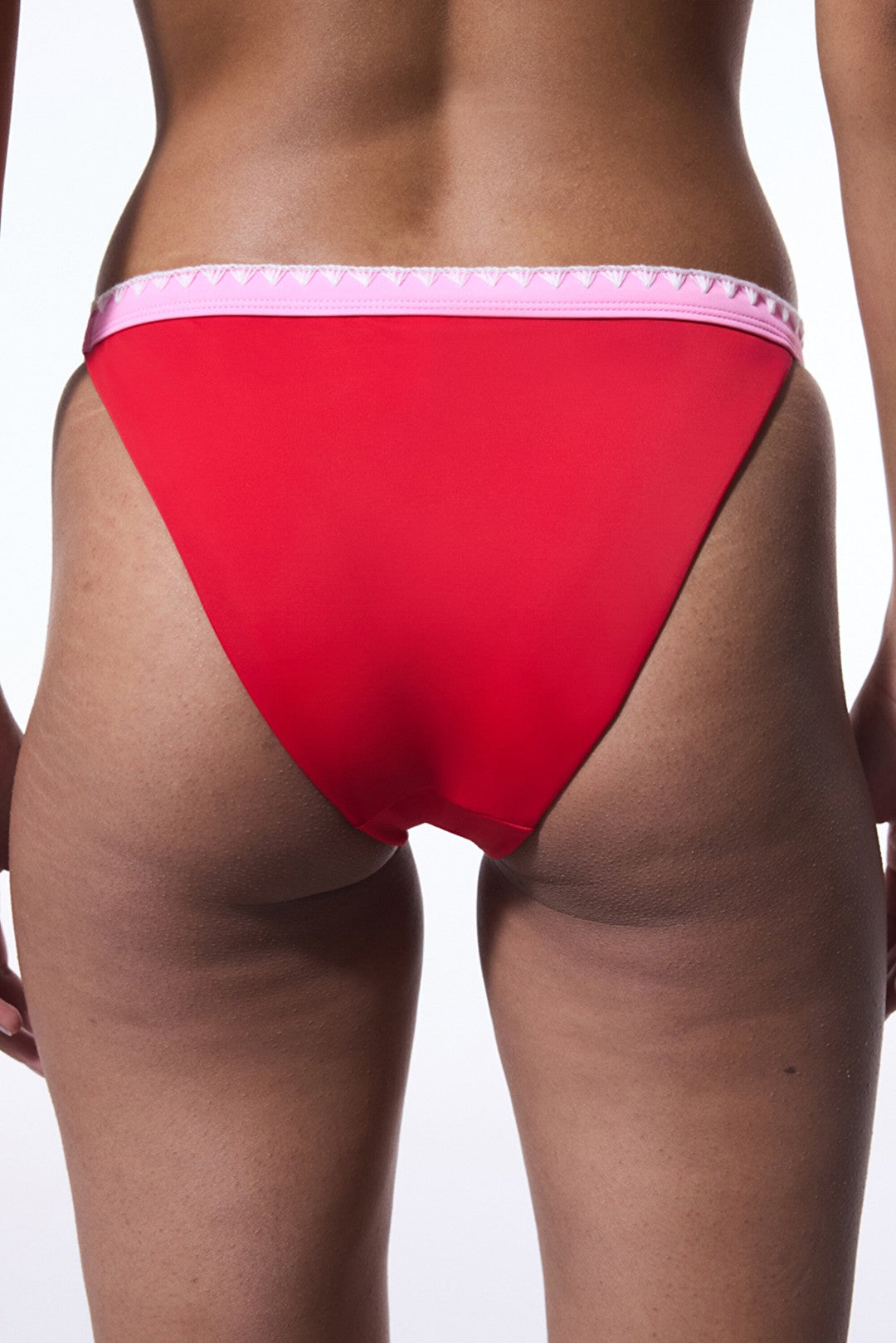 Red Marbella Super Low Waist Bikini Bottom