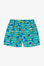 Boy's Striped Dinosaur Tie Detail Shorts