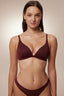 Moon Essentials Non-wired Burgundy Bra