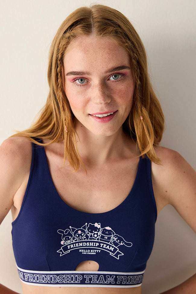 Removable Padded Navy Blue Top - Sanrio Collection Main Image