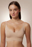 #Izbırakmaz Invisible Beige Seamless Bralette Without Wire