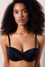 Strapless Cup Black Bikini Top