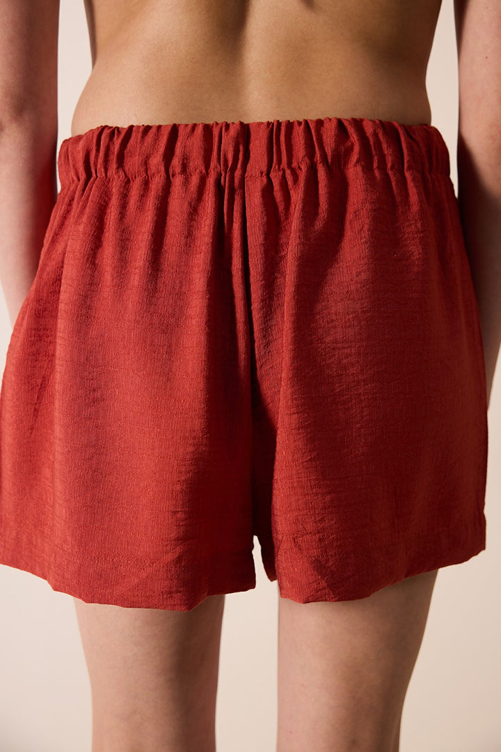 İlya Cinnamon Colored Shorts