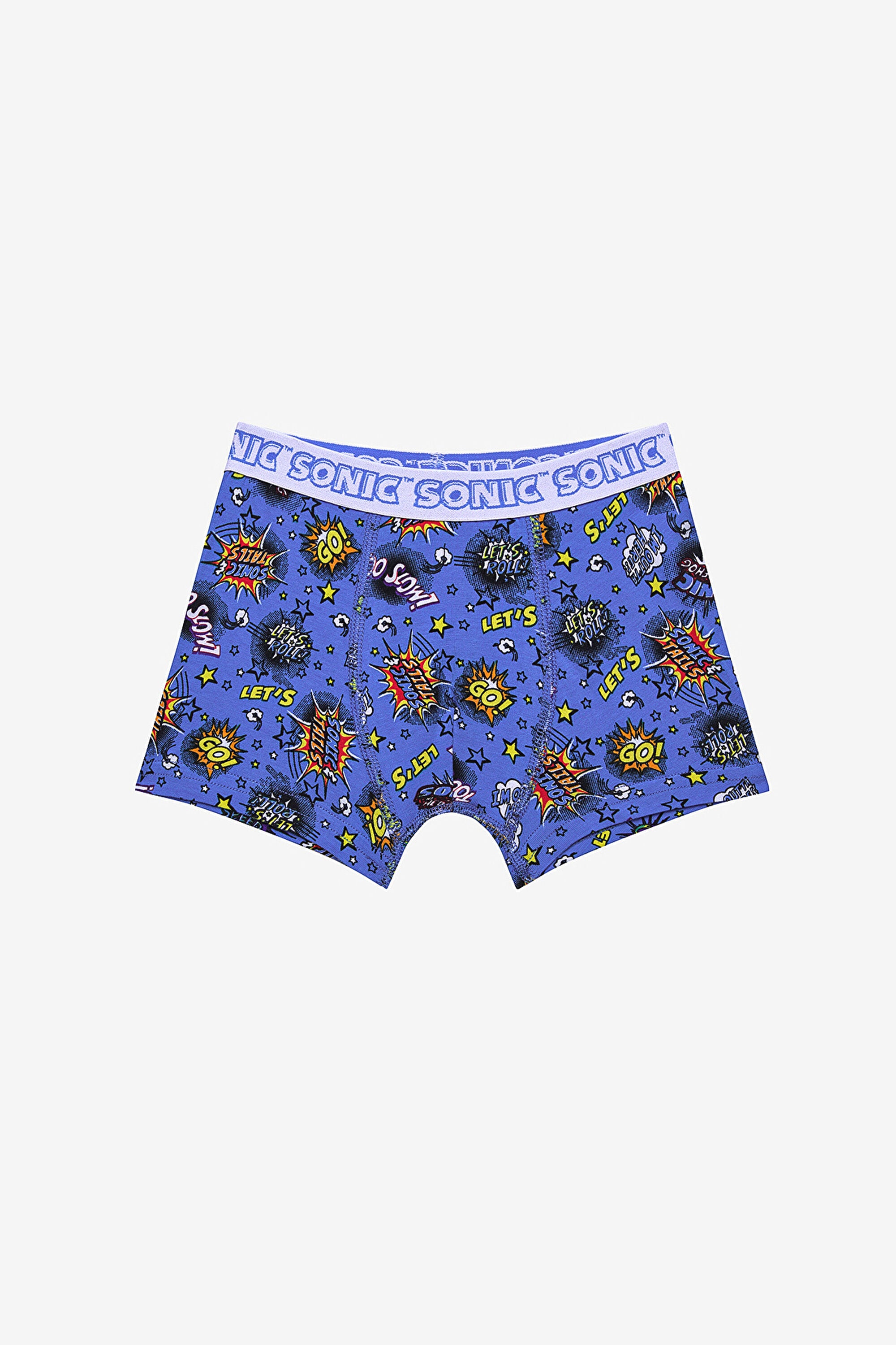 Boy Sonic 2-Pack Multicolored Boxer