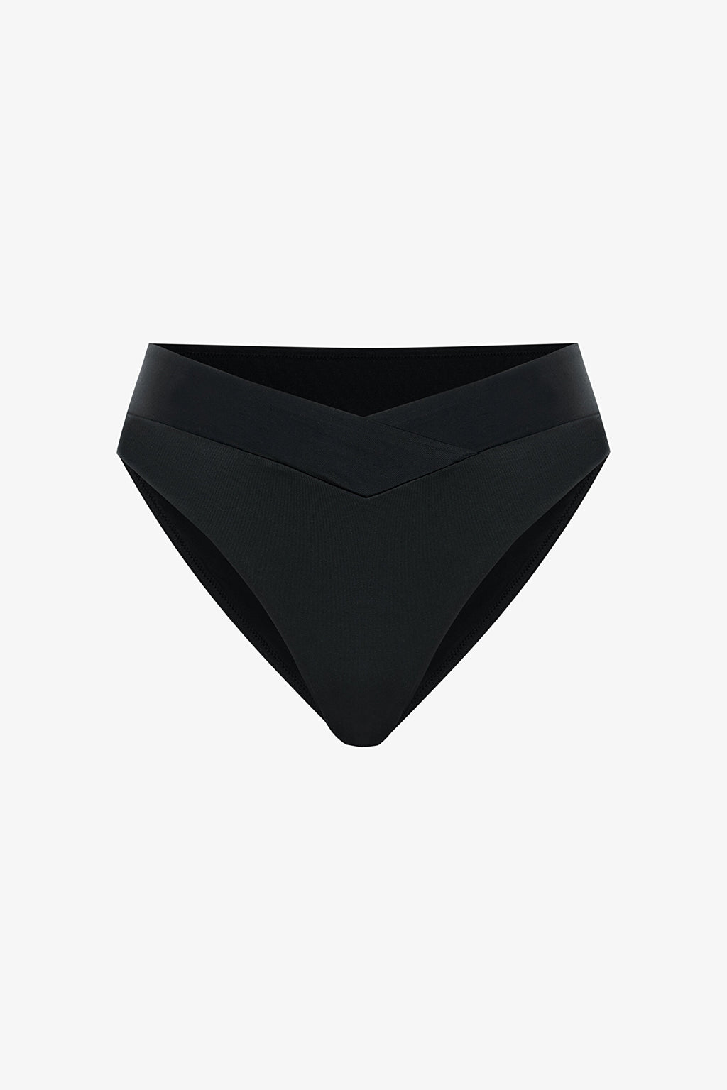 Black V Cut Bikini Bottom
