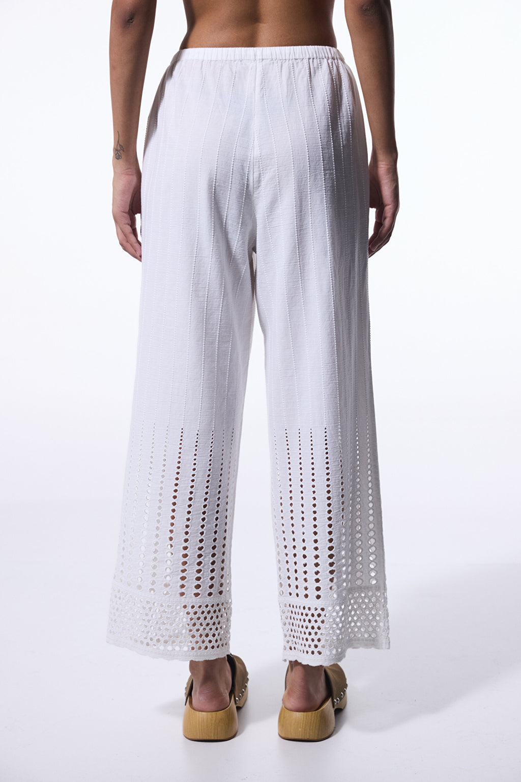 White Arlet Beach Pants