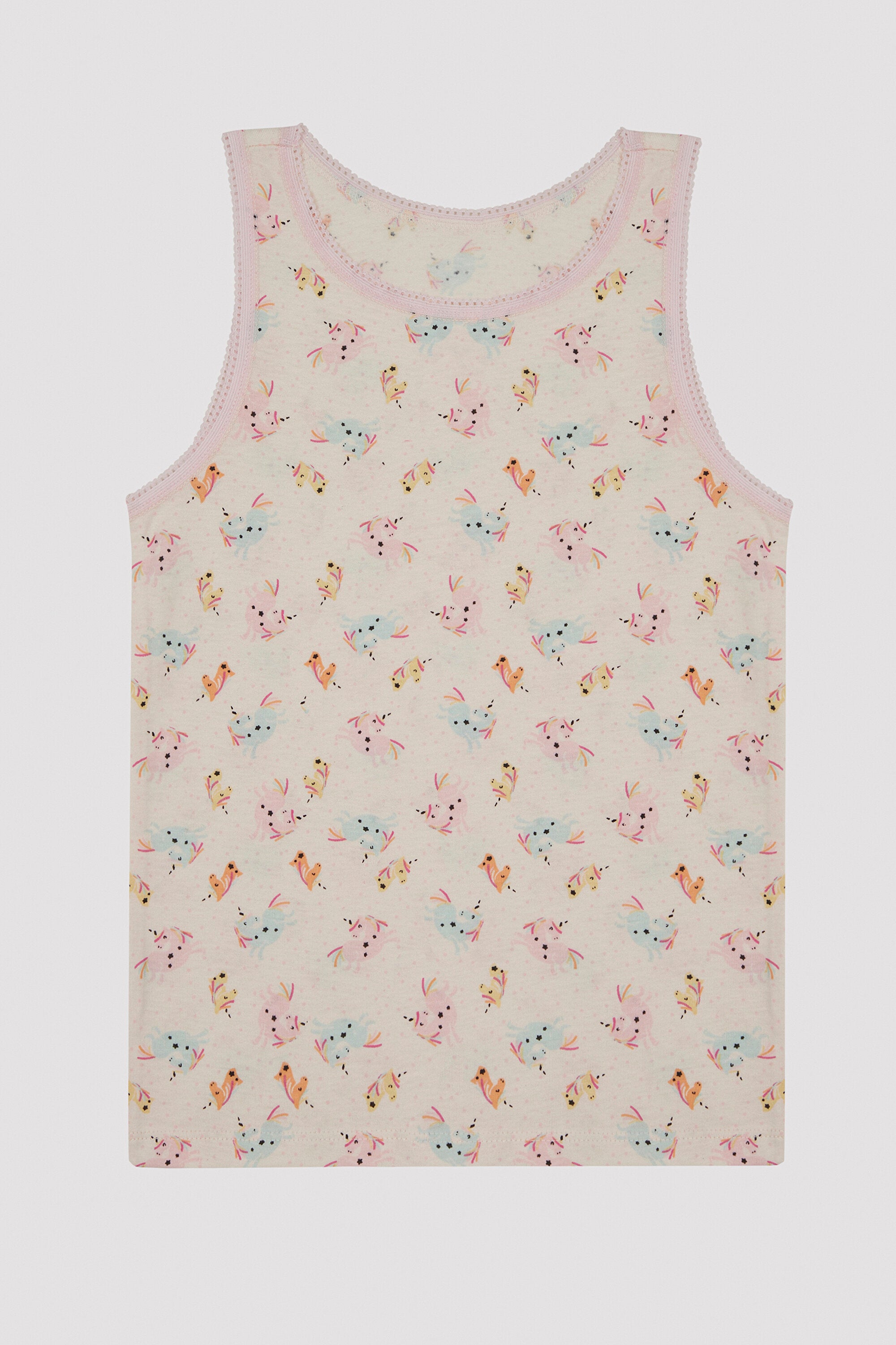 Girls Cute Unicorn 2 Pack Tank