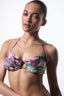 Briella Floral Strapless Bikini Top