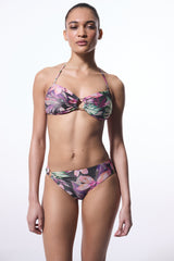 Briella Floral Strapless Bikini Top