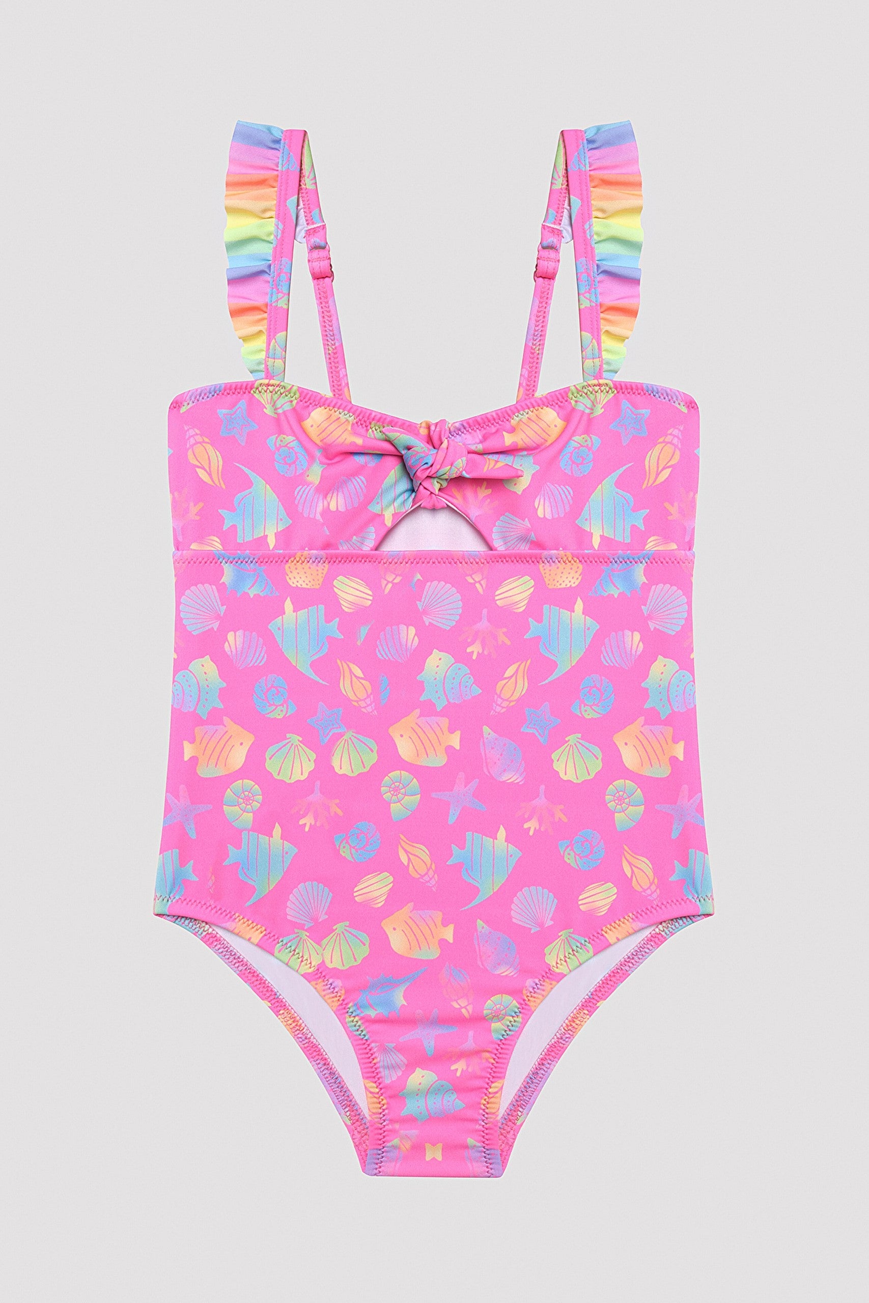 Girls Colorful Ocean Suit
