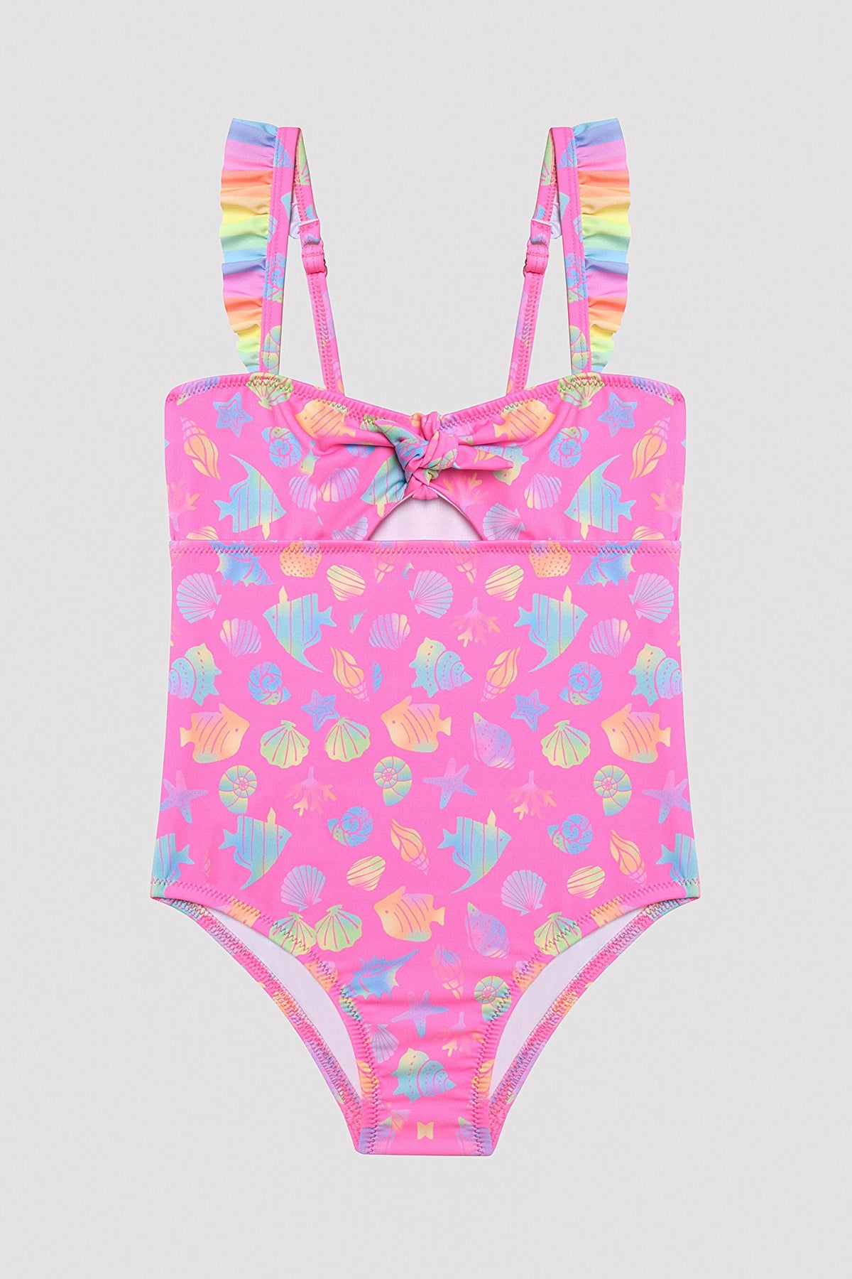 Girls Colorful Ocean Suit