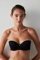 Pop Up Black Bra