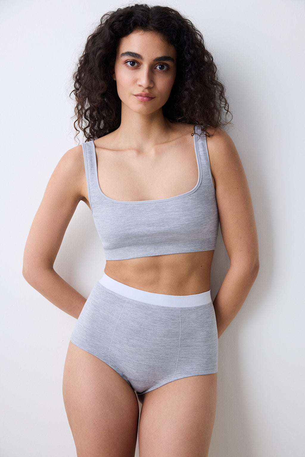 Reversible Seamless Multicolored Crop Top