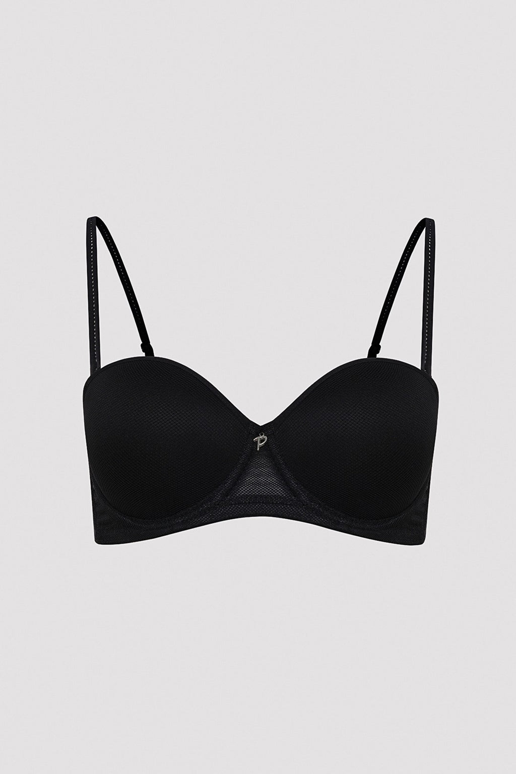 White Supported Pop Up Padded Bra