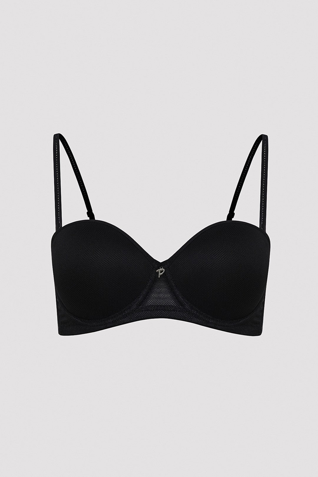 White Supported Pop Up Padded Bra