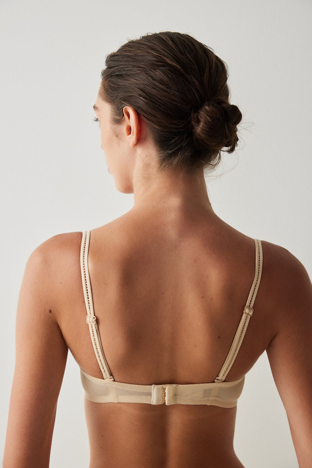 White Supported Pop Up Padded Bra