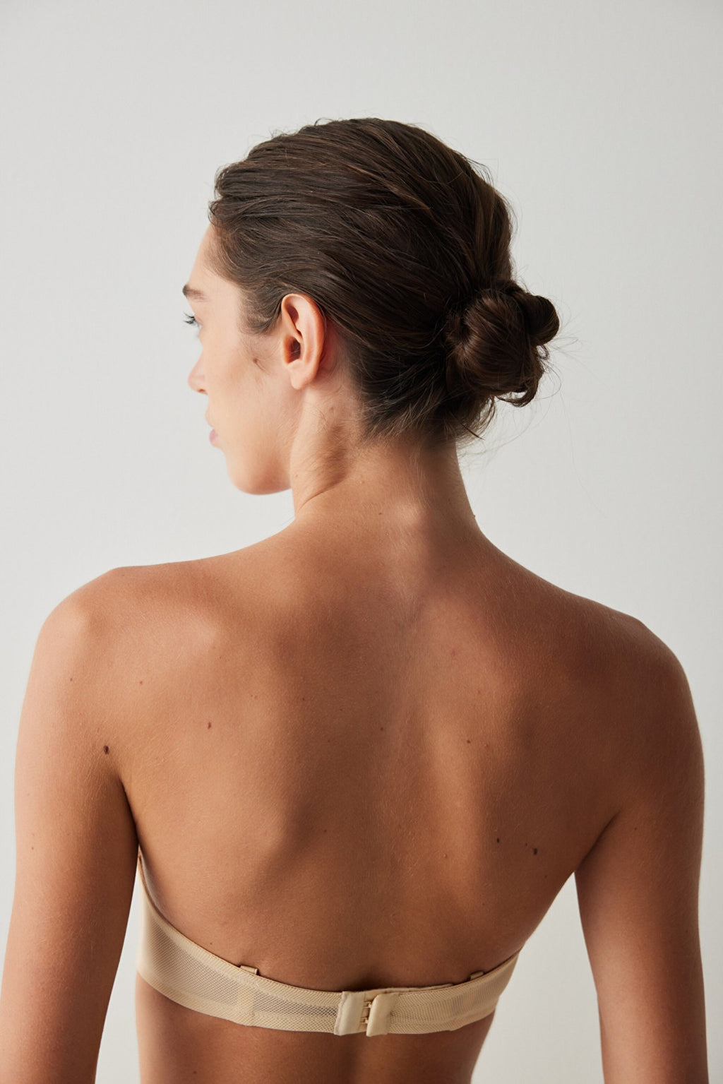 White Supported Pop Up Padded Bra