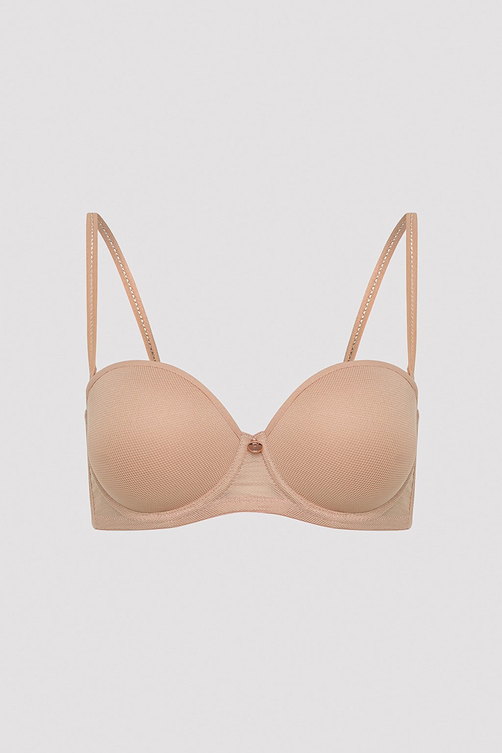White Supported Pop Up Padded Bra