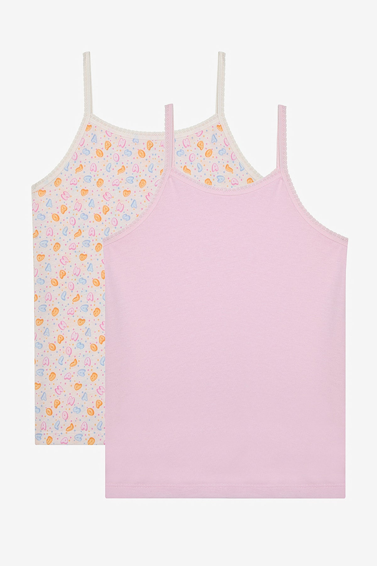 Girl Happy Balloons 2-Pack Multicolored Undershirt