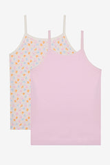 Girl Happy Balloons 2-Pack Multicolored Undershirt