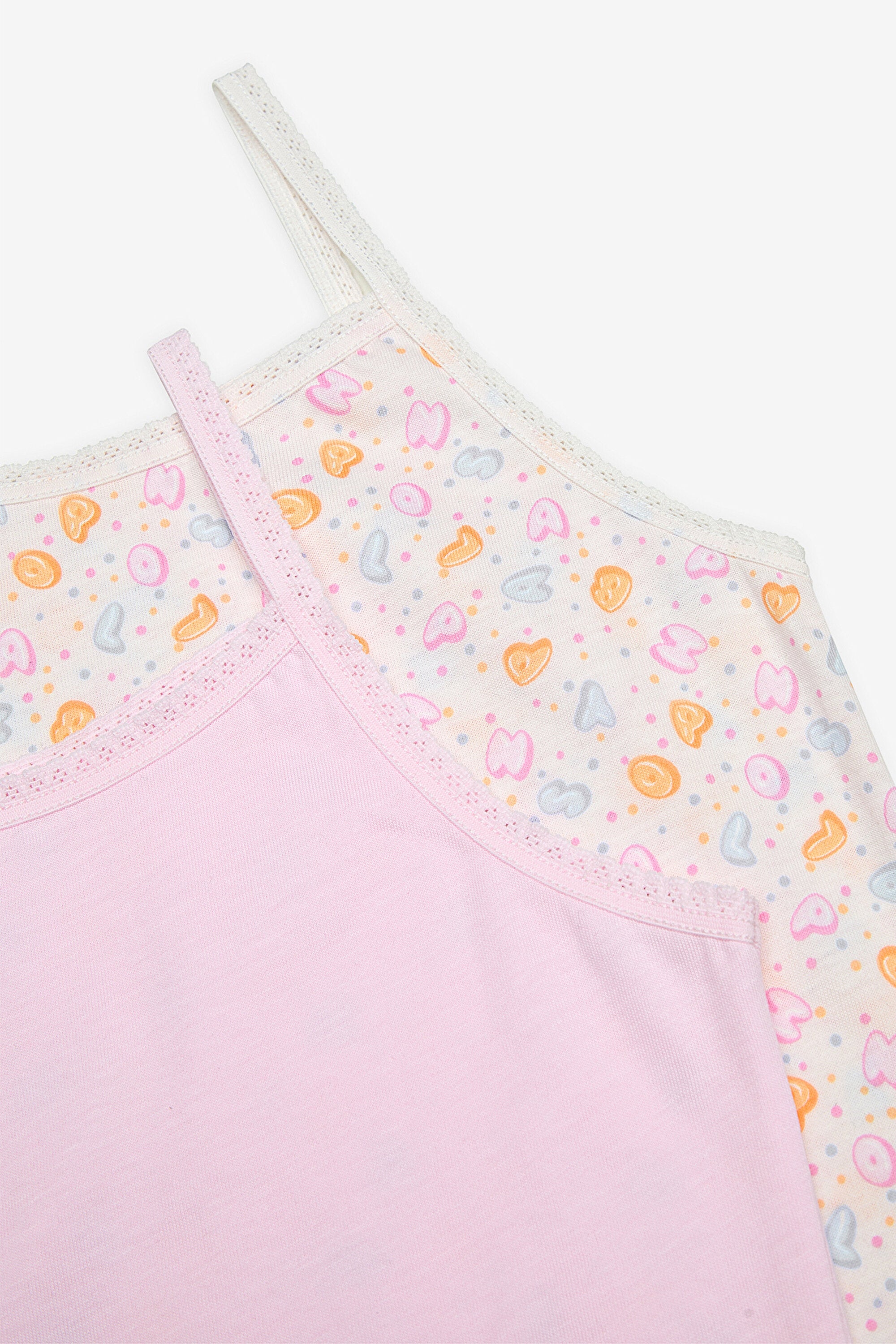 Girl Happy Balloons 2-Pack Multicolored Undershirt