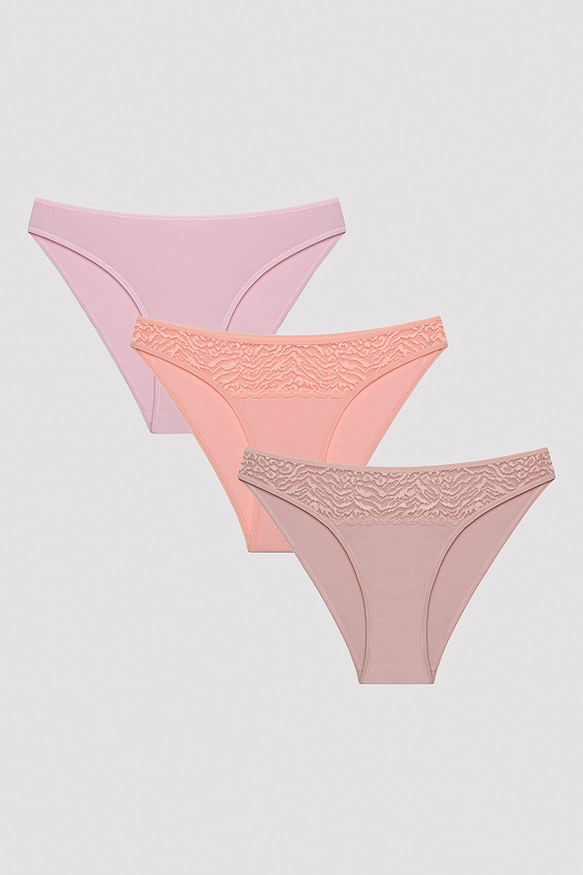 Coral Vibes Lacy Detailed 3in1 Slip