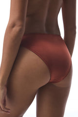 Orange Braga Buckled Bikini Bottom