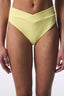 Yellow V-Cut Slip Bikini Bottom