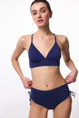 Navy Blue Bralet Bikini Top