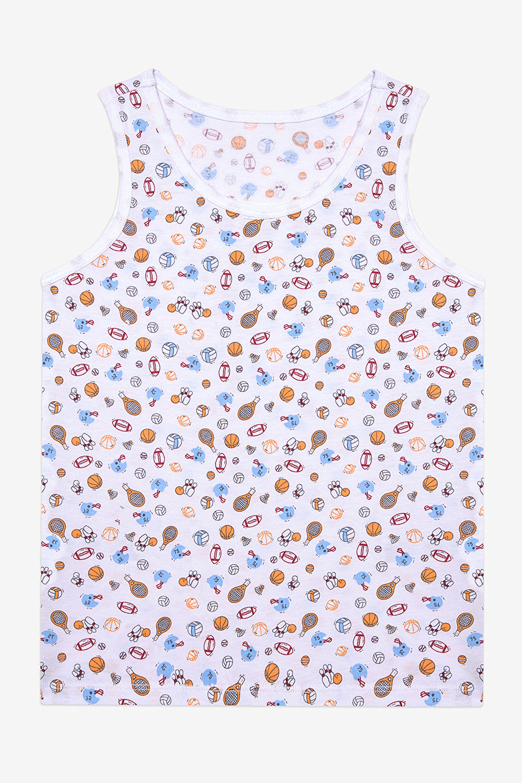 Boy Sporty 2-Pack Multicolored Undershirt