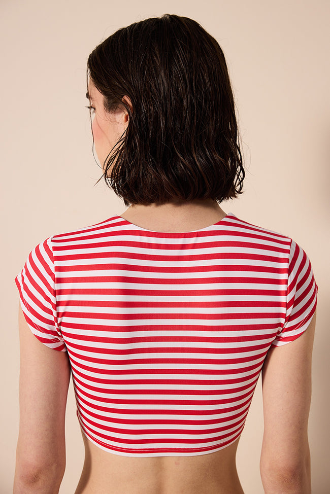 Finy Tee Striped Bikini Top Main Image