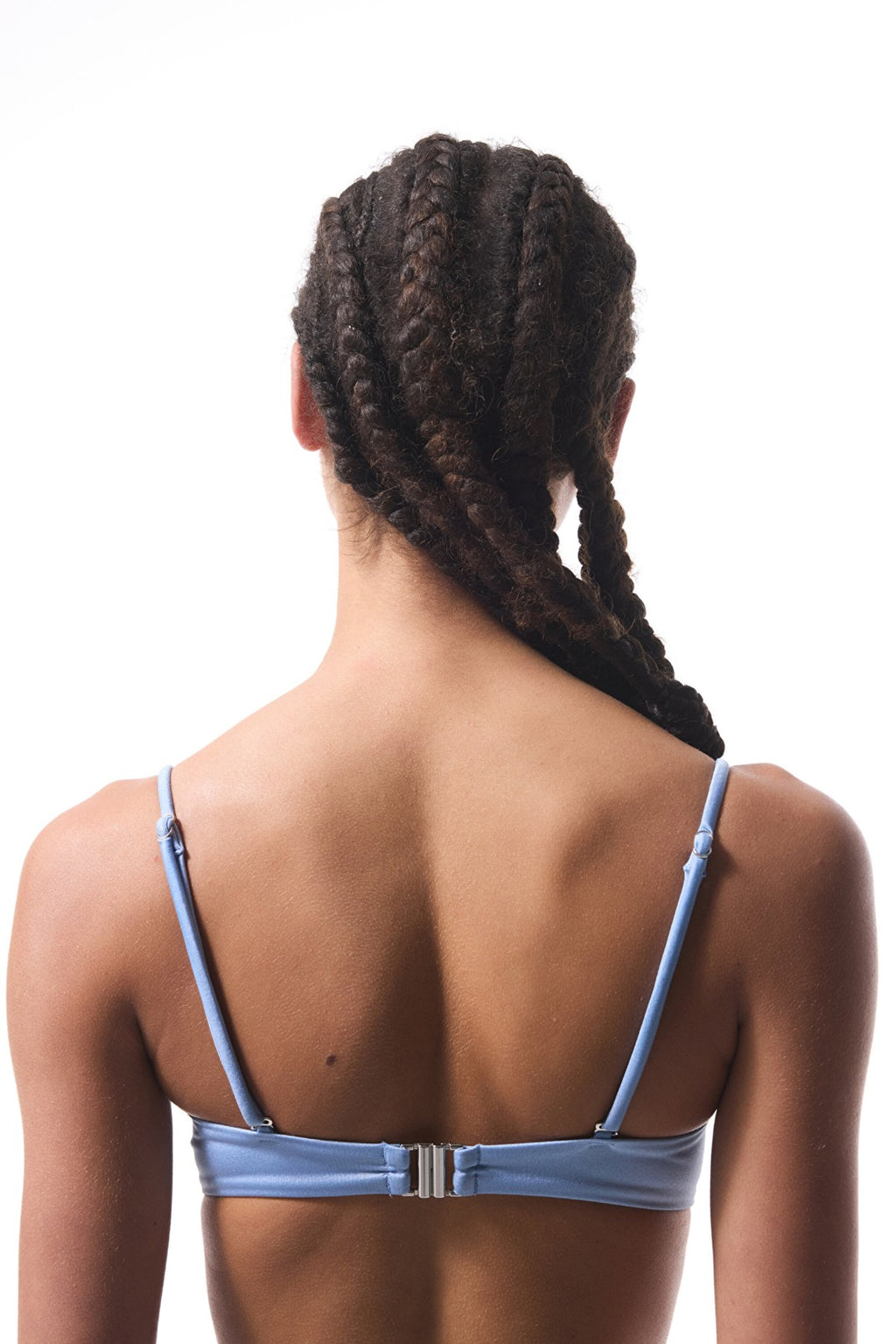 Seashell Beaded Blue Underwire Bikini Top - Gamze Erçel Collection