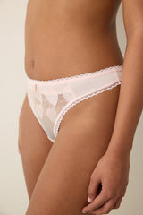 Broidery Pink Brazilian Panties - Penti Loves Paris Collection