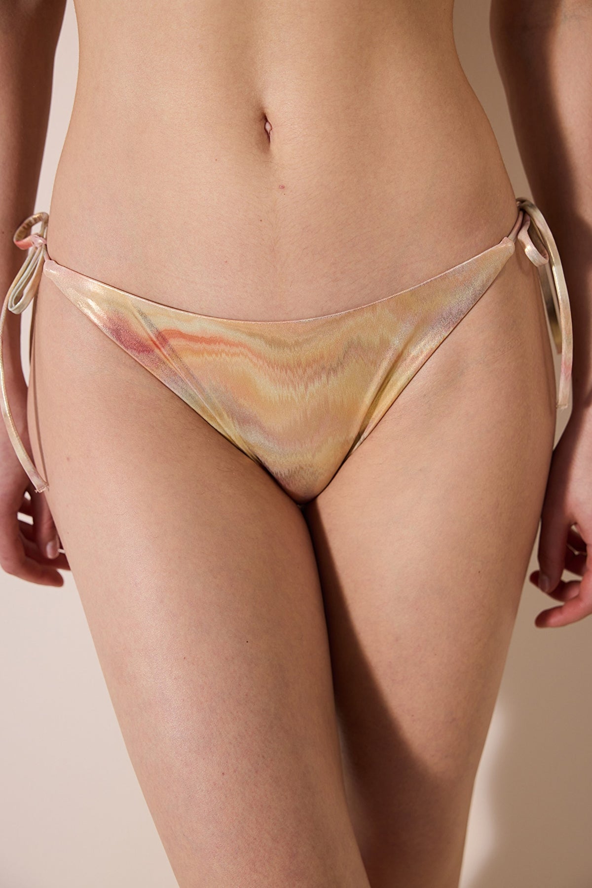 Cyrus Shiny Multi Color Bikini Bottom