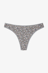 Leopard Print Low Waist 3-Pack Thong Panties