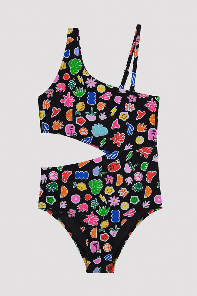 Teen Fun Sticker Monokini Hover Image