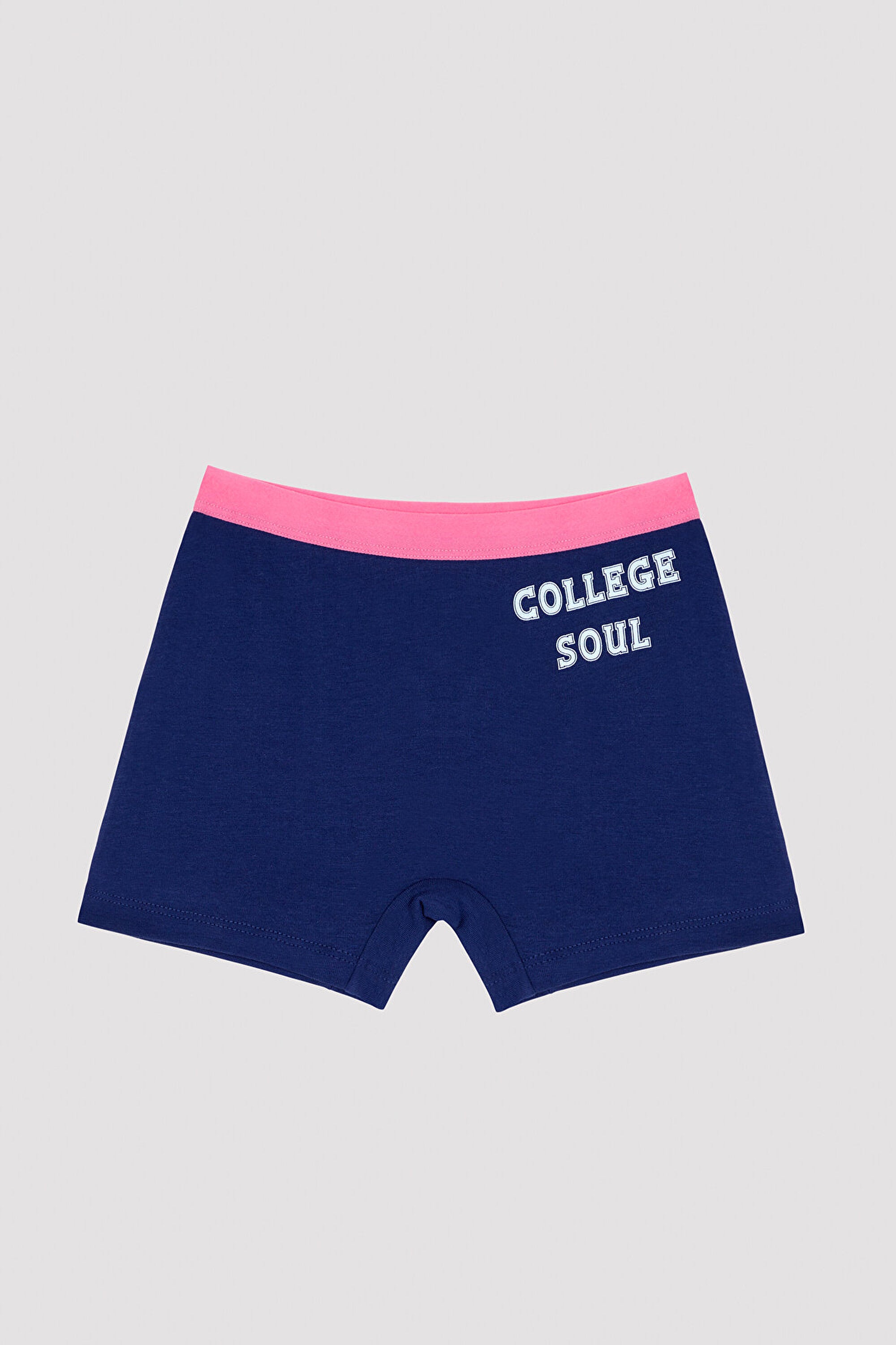 Girls College Soul 2 Pack Long Boxer