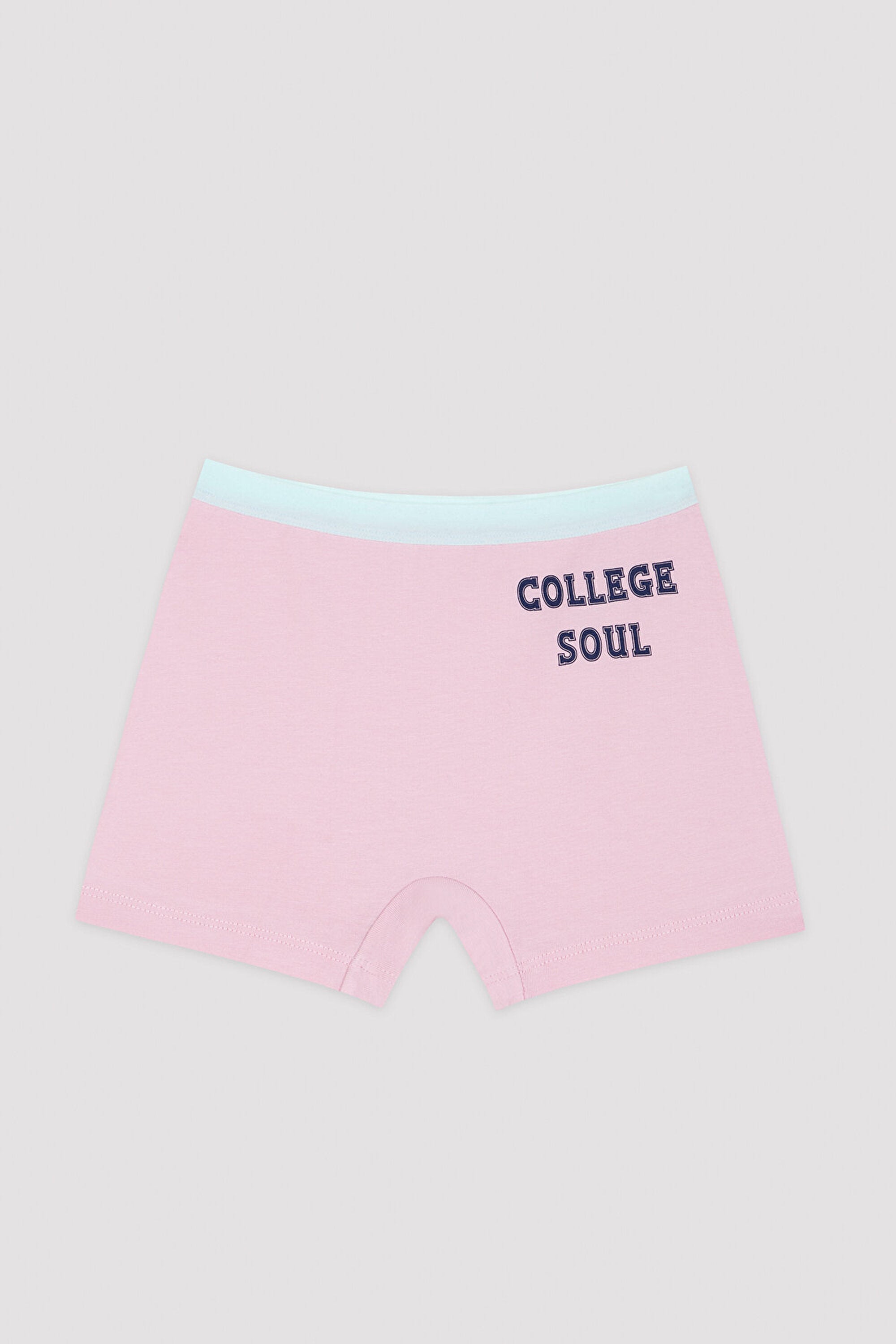 Girls College Soul 2 Pack Long Boxer