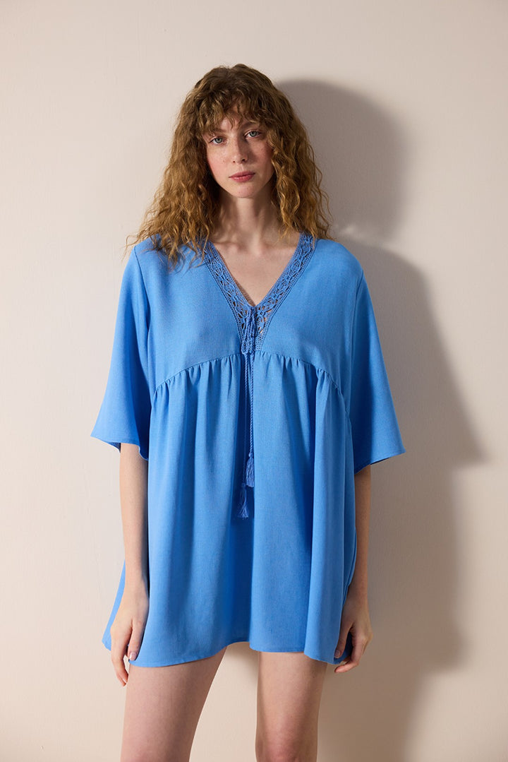 Emma Blue Kaftan