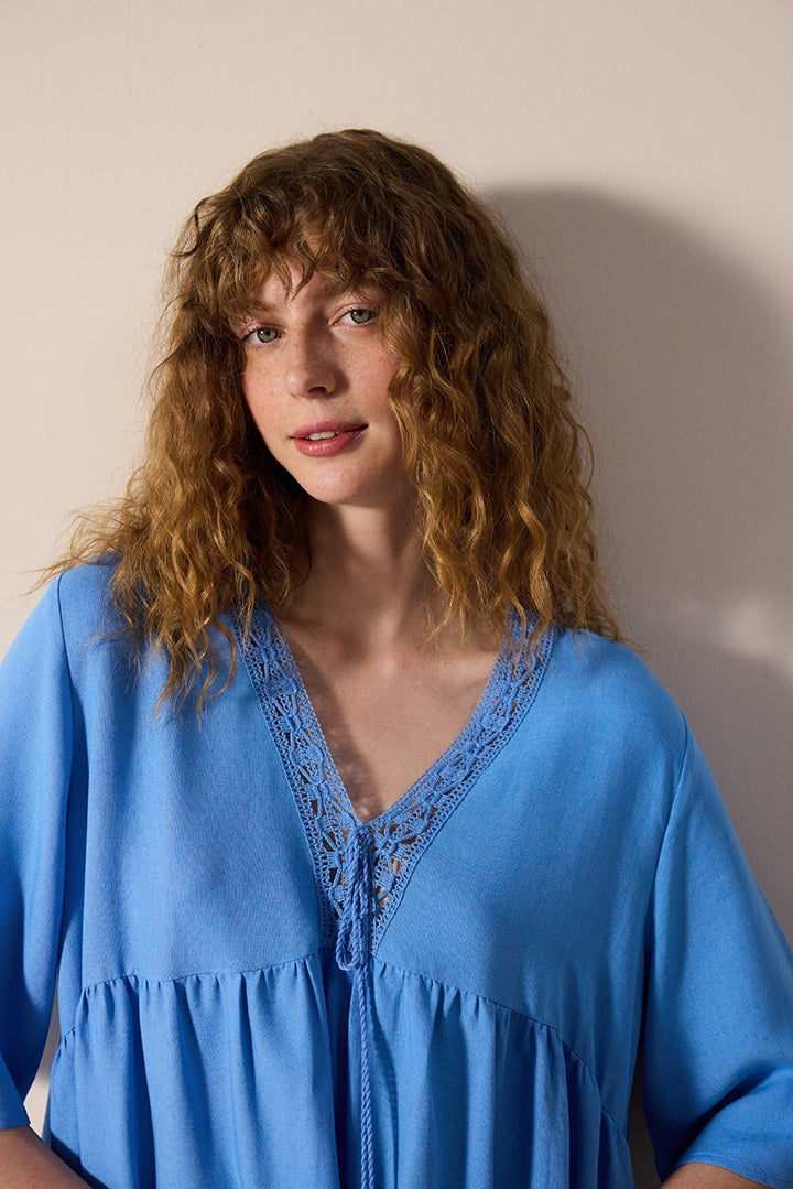 Emma Blue Kaftan