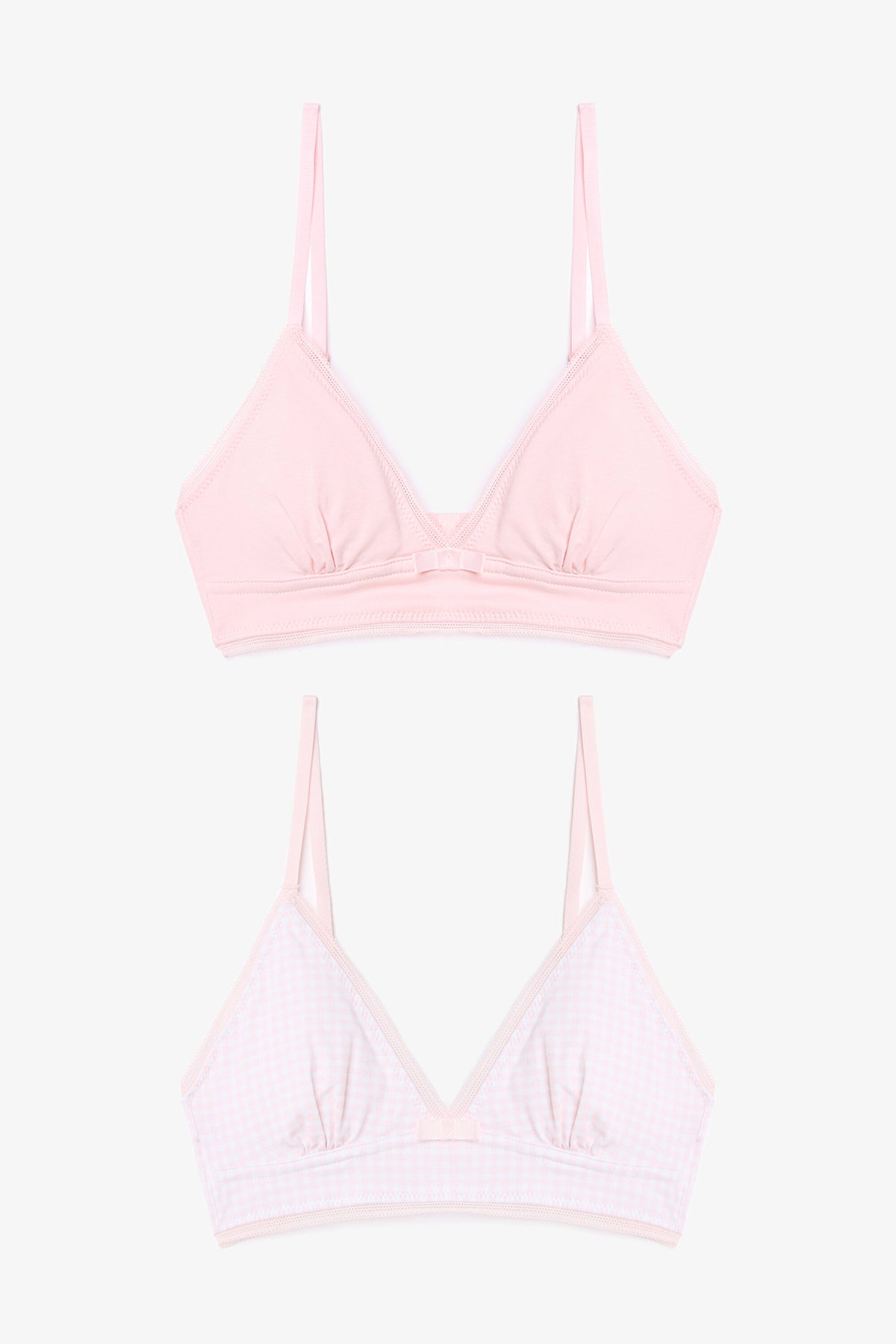 My First Bra Gingham Multicoloured 2-Pack Bra