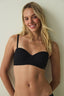 Black Essentials Lotus Underwired Non-Padded Strapless Shaping Bra