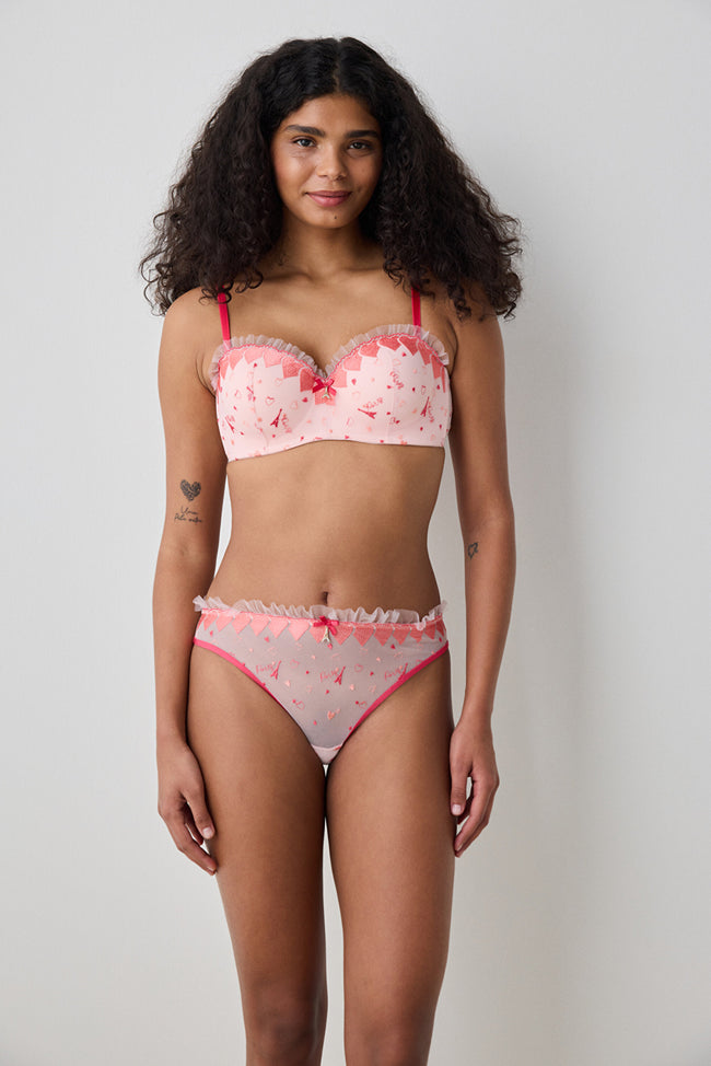 Lotus Broderie Pink Bra - Penti Loves Paris Collection Hover Image
