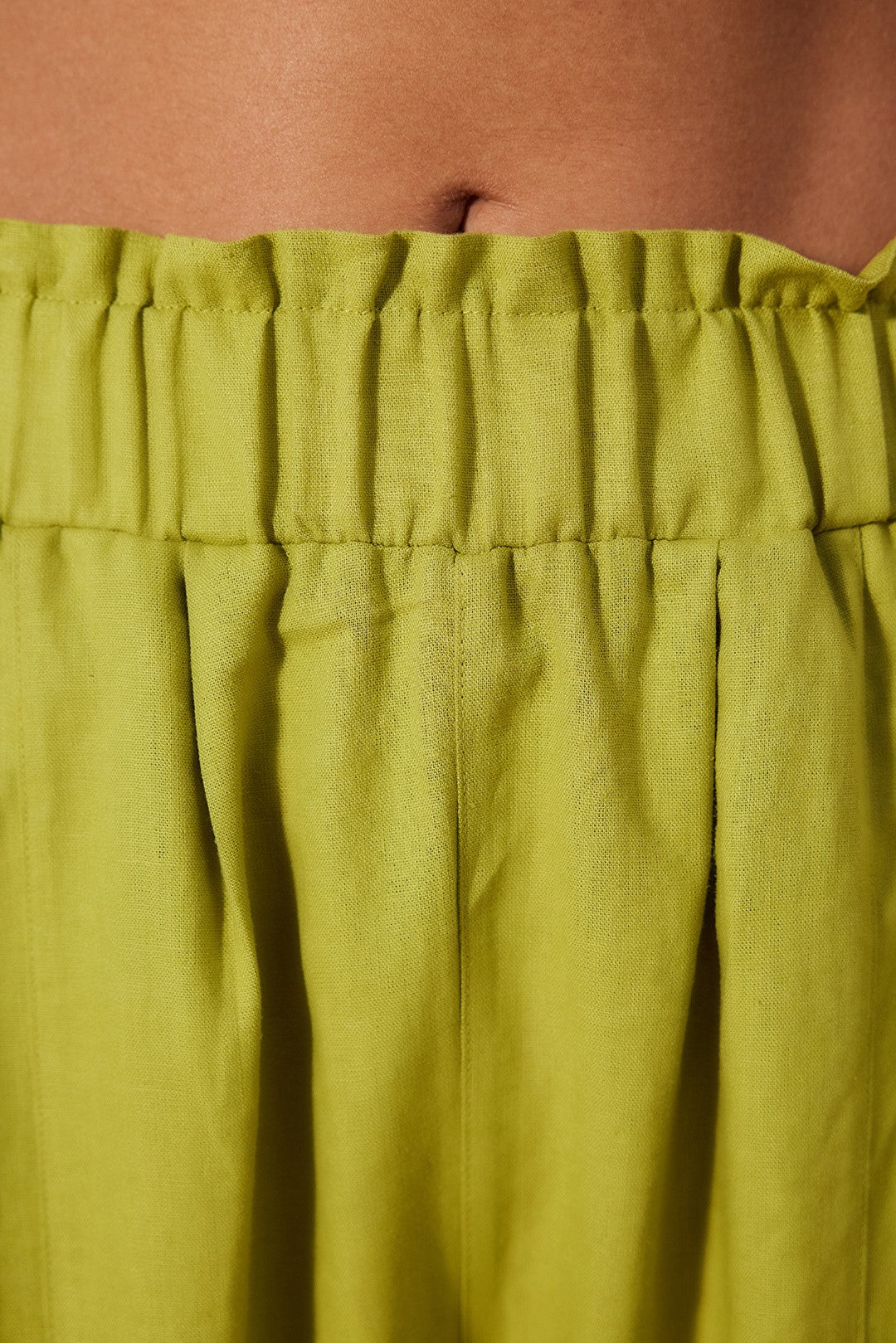 Linen Nomad Green Trousers